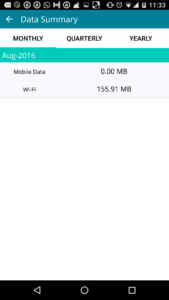 how to check data usage App