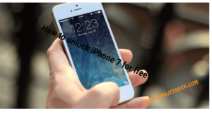 How to unlock iPhone 7 for free 2017