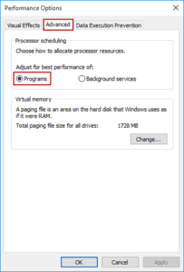Set CPU Priority To Prefer Foreground Apps pic