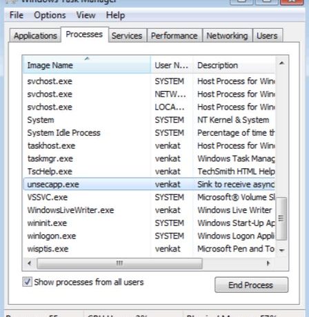 sink to receive asynchronous callbacks for wmi client application
