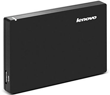 Lenovo 1TB External Hard Drive (Black)